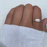 ANEL SAÚDE ZIRCÔNIA AZUL ESCURO PRATA 925