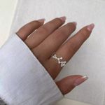 ANEL SIGNO SAGITÁRIO ZIRCÔNIA CRISTAL PRATA 925