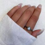 ANEL INDIANO GOTA PEDRA BRANCA PRATA 925