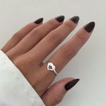 ANEL CORAÇÃO NÓ PRATA 925