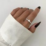 ANEL SOLITÁRIO ZIRCÔNIA CRISTAL (AMOR ETERNO) 