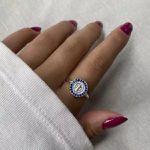 ANEL SÃO BENTO ZIRCÔNIA AZUL ESCURO PRATA 925