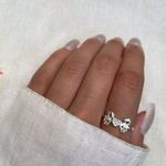 ANEL DOIS FILHOS ZIRCÔNIA CRISTAL PRATA 925