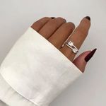 ANEL QUADRADO ZIRCÔNIA CRISTAL PRATA 925