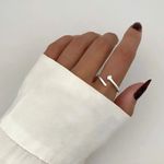 ANEL REGULÁVEL ZIRCÔNIA CRISTAL PRATA 925