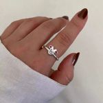 ANEL MINNIE ZIRCÔNIA ROSA ESCURO PRATA 925