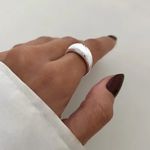 ANEL ABAULADO ESCRITO AMOR PRATA 925