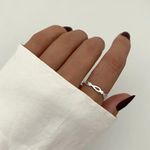 ANEL LAÇO ZIRCÔNIA CRISTAL PRATA 925