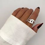 ANEL NÓ LISO PRATA 925