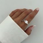 ANEL ZIRCÔNIA CRISTAL PRATA 925