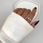 ANEL CORAÇÃO ROSA PRATA 925