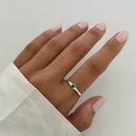 ANEL SOLITÁRIO ZIRCÔNIA VERDE PRATA 925