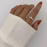 ANEL SOLITÁRIO ZIRCÔNIA CRISTAL PRATA 925