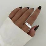 ANEL QUADRADO ZIRCÔNIA CRISTAL PRATA 925