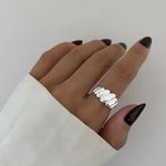 ANEL ARO TRABALHADO PRATA 925