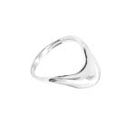 ANEL LISO PRATA 925