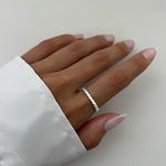 ANEL ZIRCÔNIA CRISTAL PRATA 925