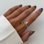 ANEL ZIRCÔNIA CRISTAL PRATA 925