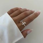 ANEL MENINA ZIRCÔNIA ROSA PRATA 925