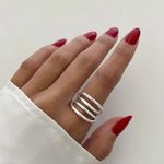 ANEL 4 FIOS PRATA 925