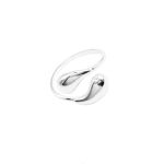 ANEL REGULÁVEL LISO PRATA 925