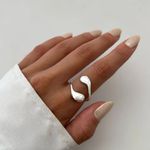 ANEL REGULÁVEL LISO PRATA 925