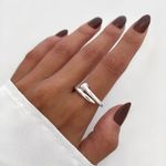 ANEL PREGO LISO PRATA 925