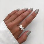 ANEL LAÇO LISO PRATA 925