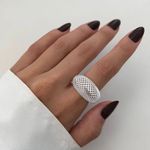 ANEL ABAULADO ARAMADO PRATA 925