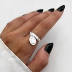 ANEL PLACA NOSSA SENHORA PRATA 925