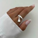 ANEL NOSSA SENHORA PENDURADA ZIRCÔNIA CRISTAL