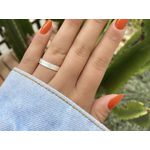 Anel Solitário Cristal Prata 925