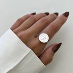 ANEL SÃO BENTO PRATA 925