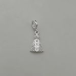 BERLOQUE NOSSA SENHORA ZIRCÔNIA CRISTAL PRATA 925