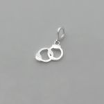 BERLOQUE ALGEMA LISO PRATA 925