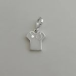 BERLOQUE CAMISETA BRANCA ESTETOSCÓPIO PRATA 925