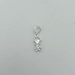 BERLOQUE MENINA ZIRCÔNIA CRISTAL PRATA 925