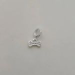 BERLOQUE OSSO DE CACHORRO CRAVEJADO ZIRCÔNIA CRISTAL PRATA 925