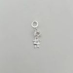 BERLOQUE MENINA ZIRCÔNIA CRISTAL PRATA 925