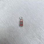 BERLOQUE TELEFONE VERMELHO PRATA 925