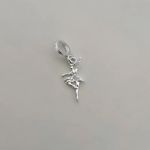 BERLOQUE BAILARINA ZIRCÔNIA CRISTAL PRATA 925