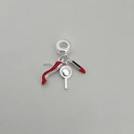 BERLOQUE SALTO SCARPIN VERMELHO ESPELHO BATOM VERMELHO PRATA 925