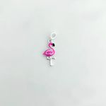 BERLOQUE FLAMINGO ROSA PRATA 925