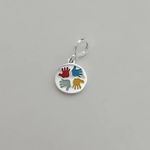 BERLOQUE MEDALHA AUTISMO PRATA 925