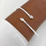 BRACELETE REGULÁVEL ZIRCÔNIA CRISTAL PRATA 925