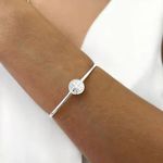 BRACELETE REGULÁVEL SÃO BENTO PRATA 925