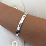 BRACELETE REGULÁVEL FÉ NA VIDA PRATA 925