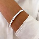 BRACELETE REGULÁVEL SEGUINDO O SOL PRATA 925