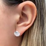 BRINCO ZIRCÔNIA CRISTAL PRATA 925