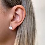 BRINCO ZIRCÔNIA CRISTAL PRATA 925